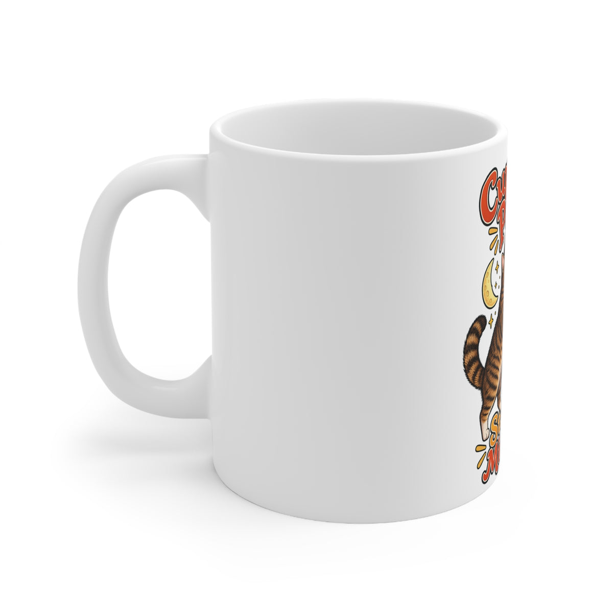 Cupboard Patrol Starts at Midnight | Funny Cat Owner Mug | Banterpip