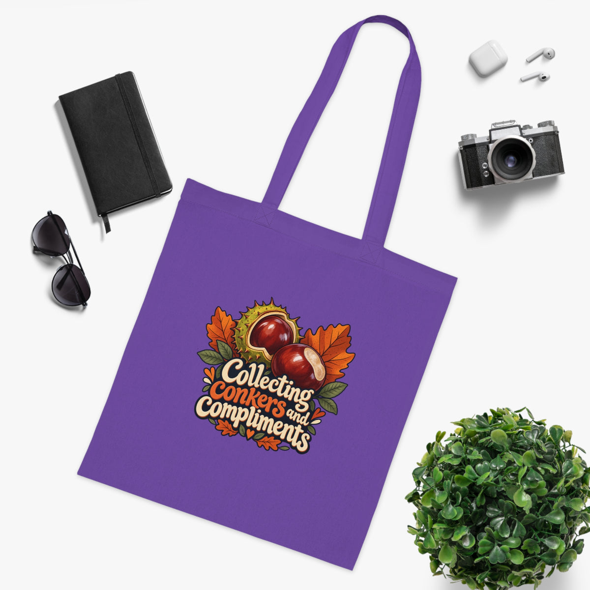 Collecting conkers and compliments | Original Tote Gift | Banterpip