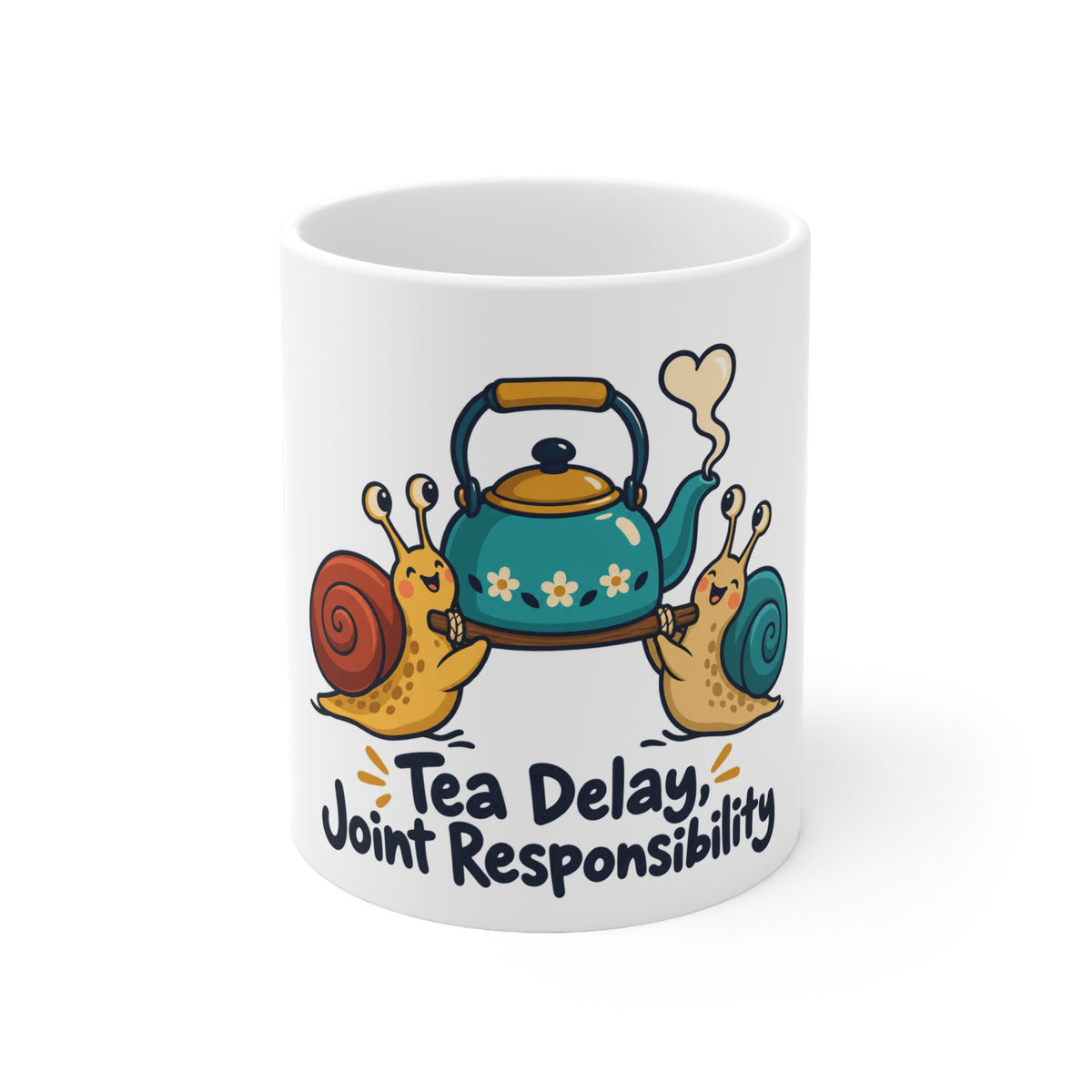Tea Delay, Joint Responsibility | Funny Partner Mug Gift | Banterpip