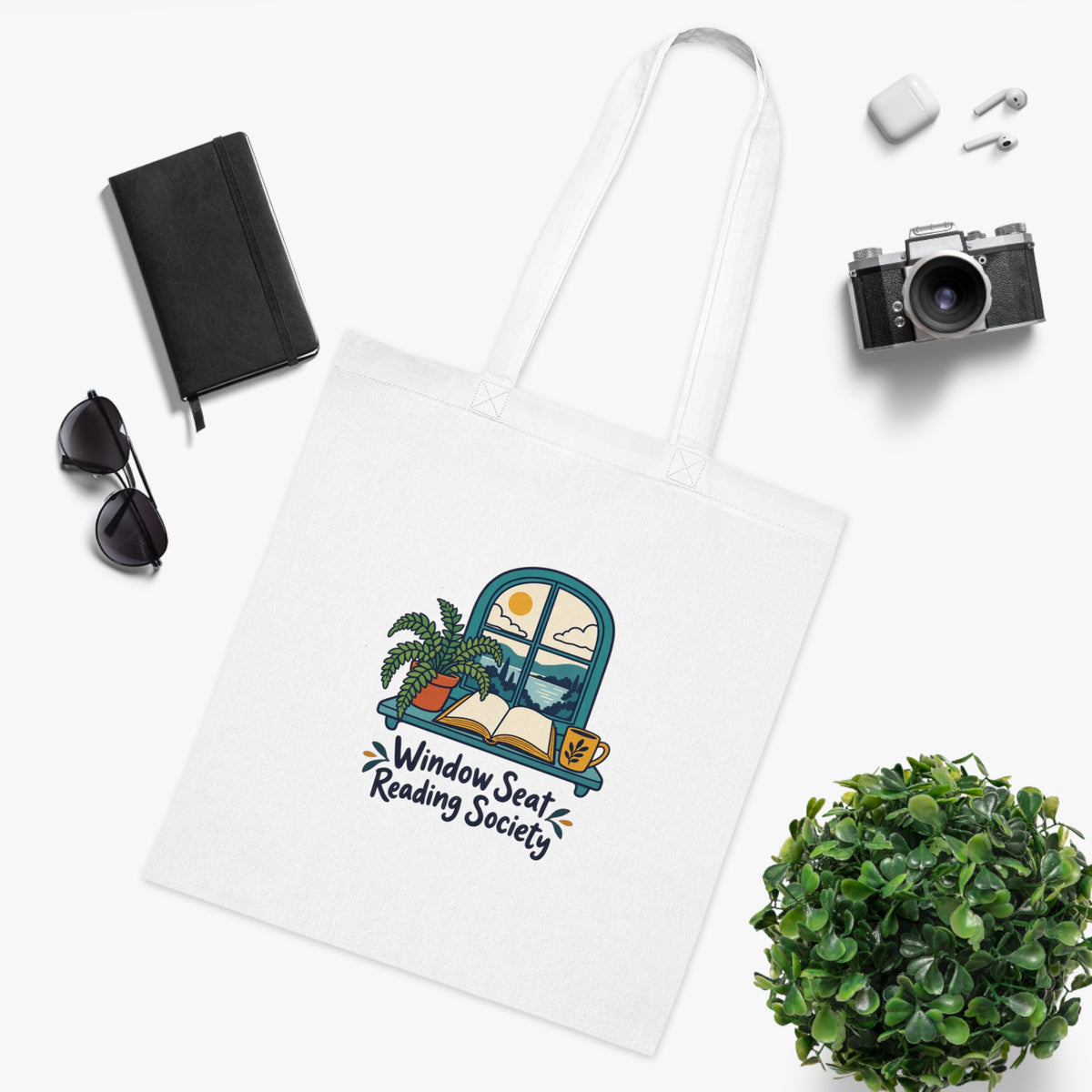 Window Seat Reading Society | Original Tote Bag Gift | Banterpip