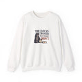 Funny Cat Sweatshirt, Clocks Changed Cat Breakfast Did Not, White Unisex Cat Lover Gift