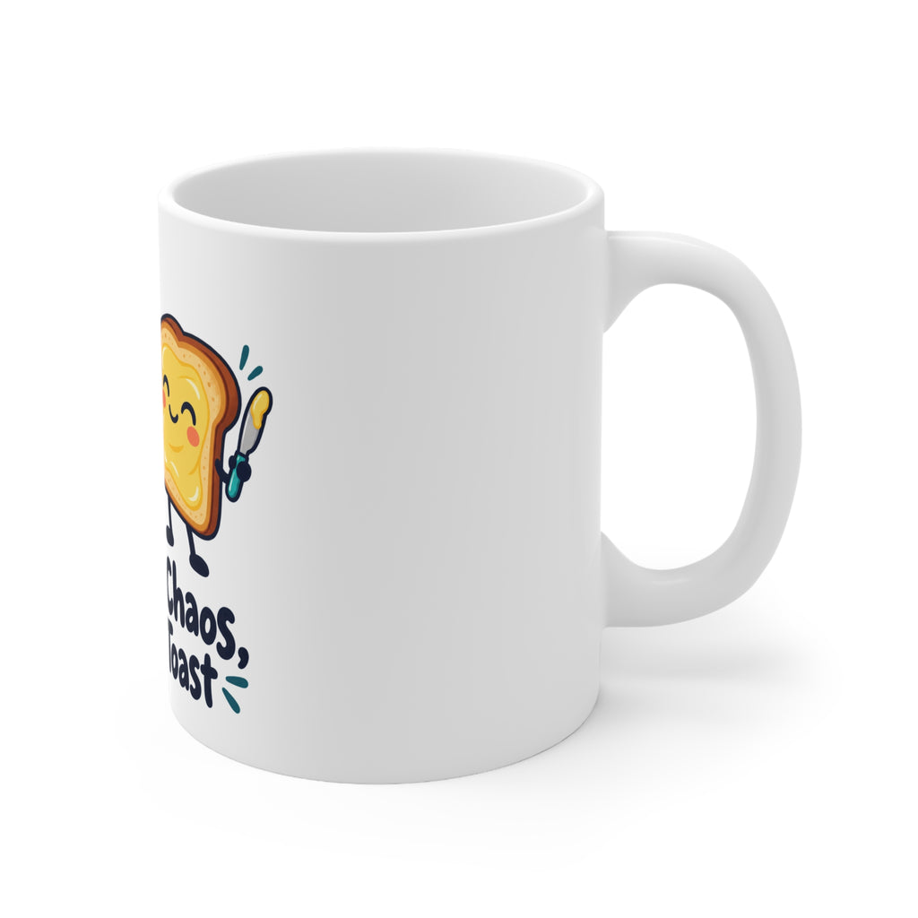 You Bring Chaos, I Bring Toast | Funny Partner Mug Gift | Banterpip