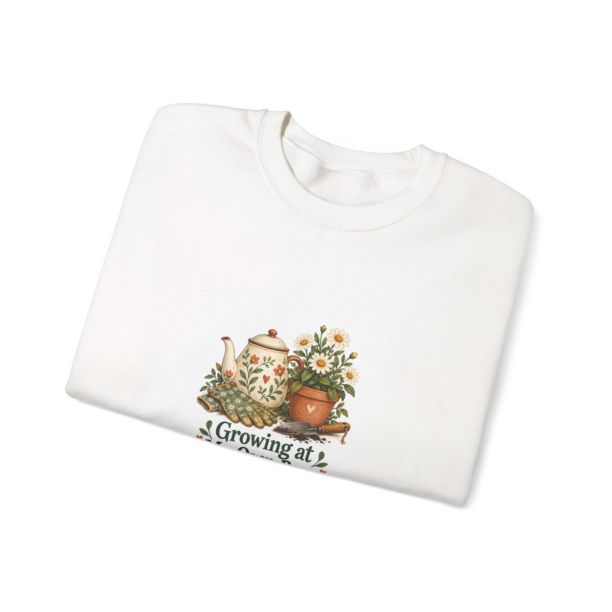 Growing at My Own Pace | Gardening Sweatshirt Gift | Banterpip