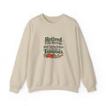 Retired From Meetings. Still Taking Orders From the Tomatoes. | Gardening Sweatshirt Gift, White or Sand