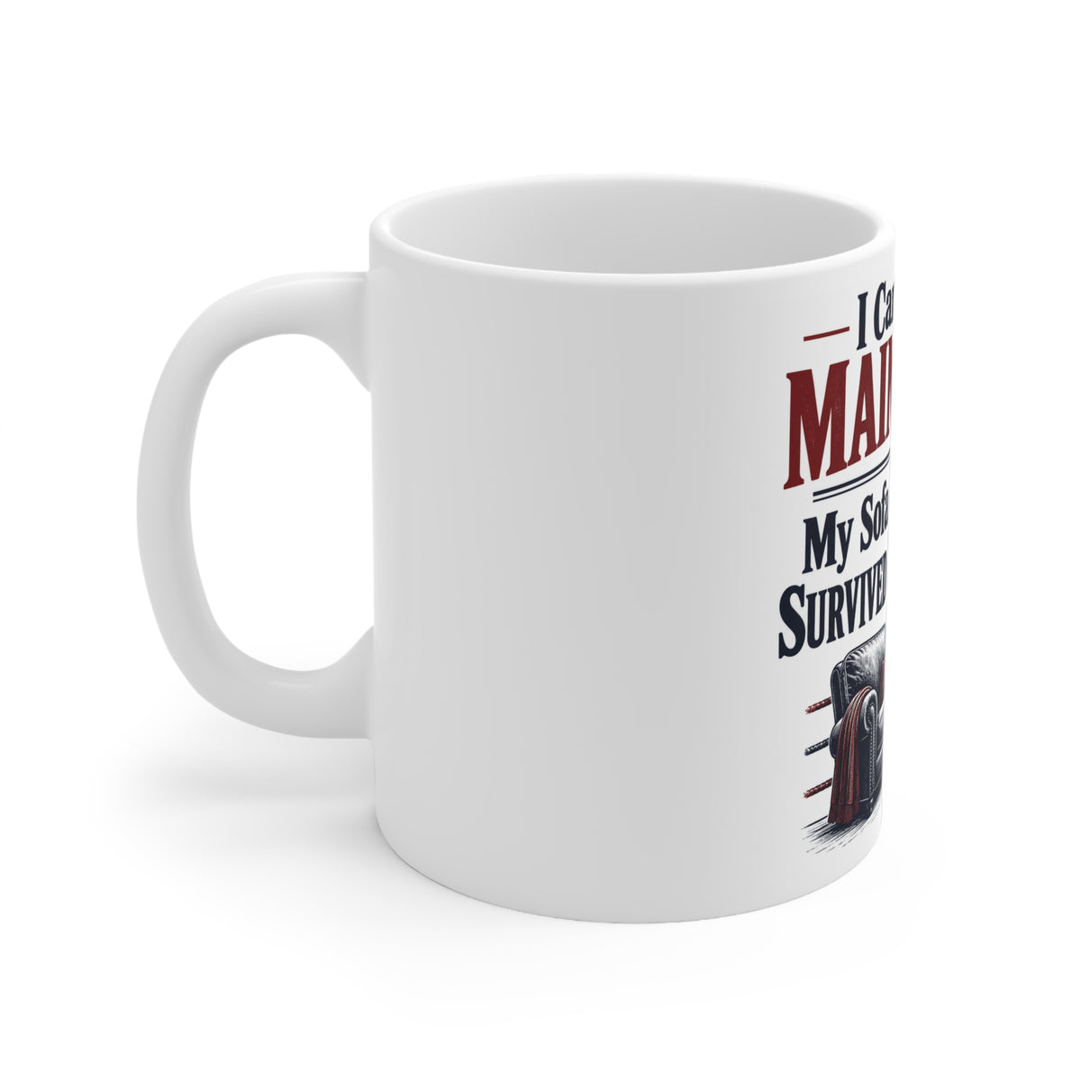 I Came for the Main Event. My Sofa Has Already Survived Three Rounds. | Funny Boxing Mug | Banterpip