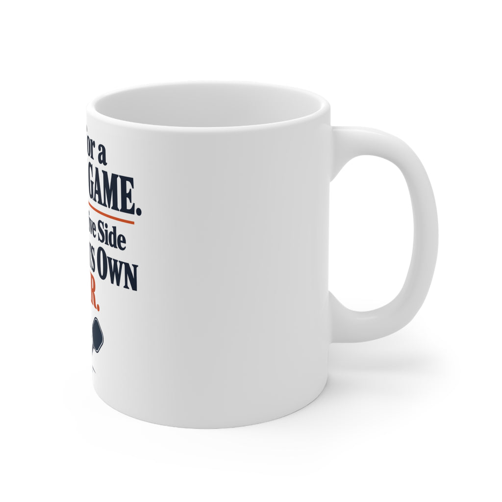 I Came for a Friendly Game. My Competitive Side Brought Its Own Chair. | Funny Pickleball Mug | Banterpip