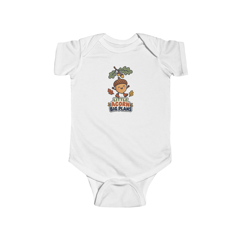 Little Acorn, Big Plans | Original Baby Bodysuit | Autumn Gift | Banterpip