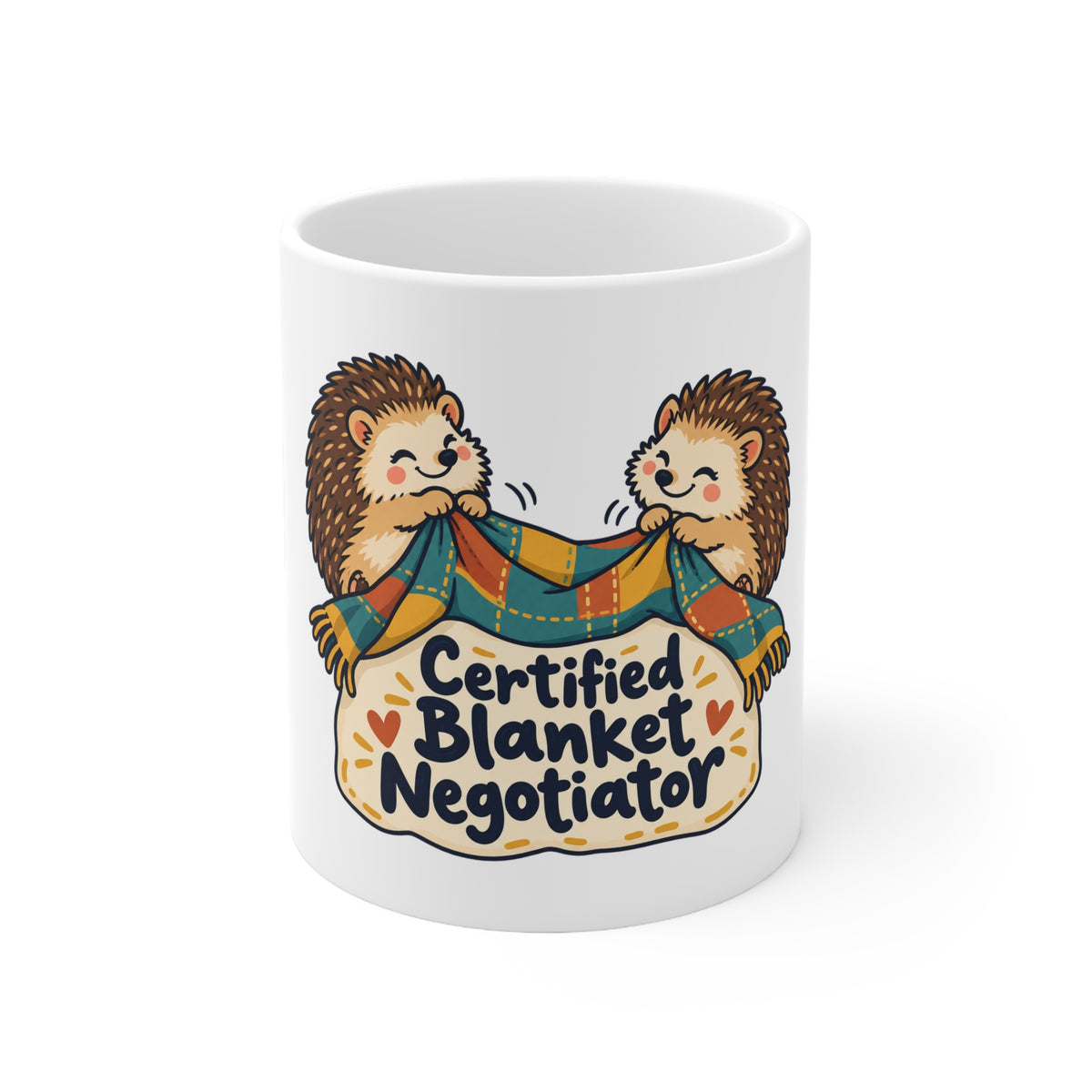 Certified Blanket Negotiator | Funny Partner Mug Gift | Banterpip