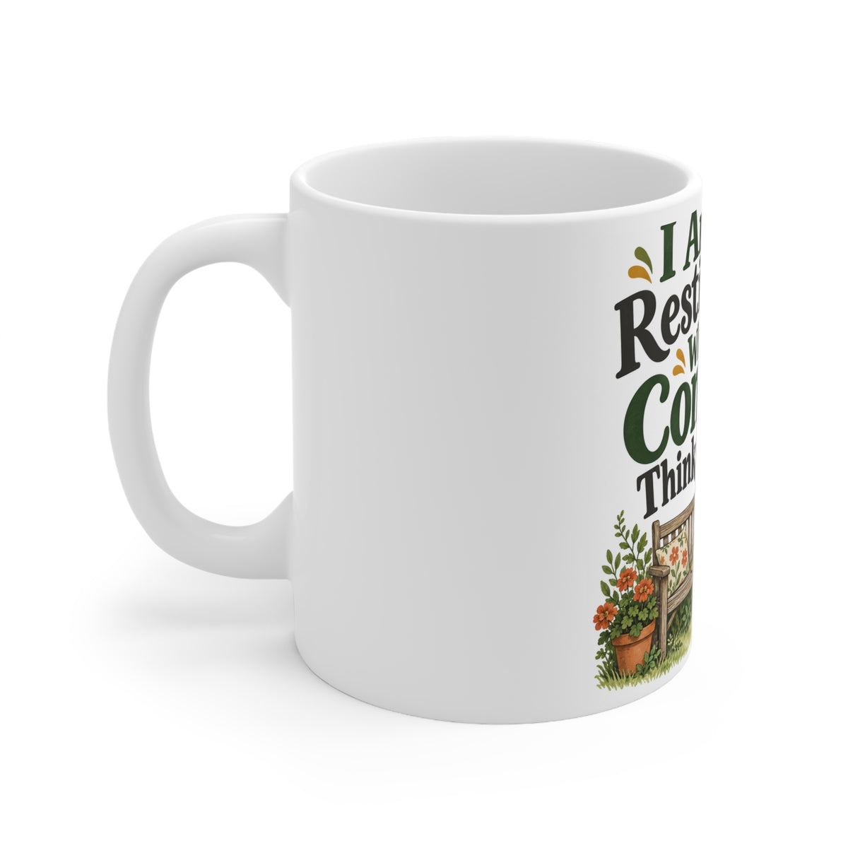 I Am Just Resting Here While the Compost Thinks About It. | Funny Gardening Mug | Banterpip