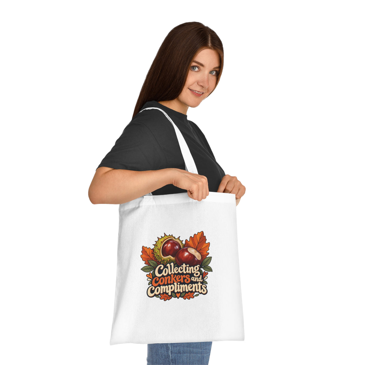 Collecting conkers and compliments | Original Tote Gift | Banterpip