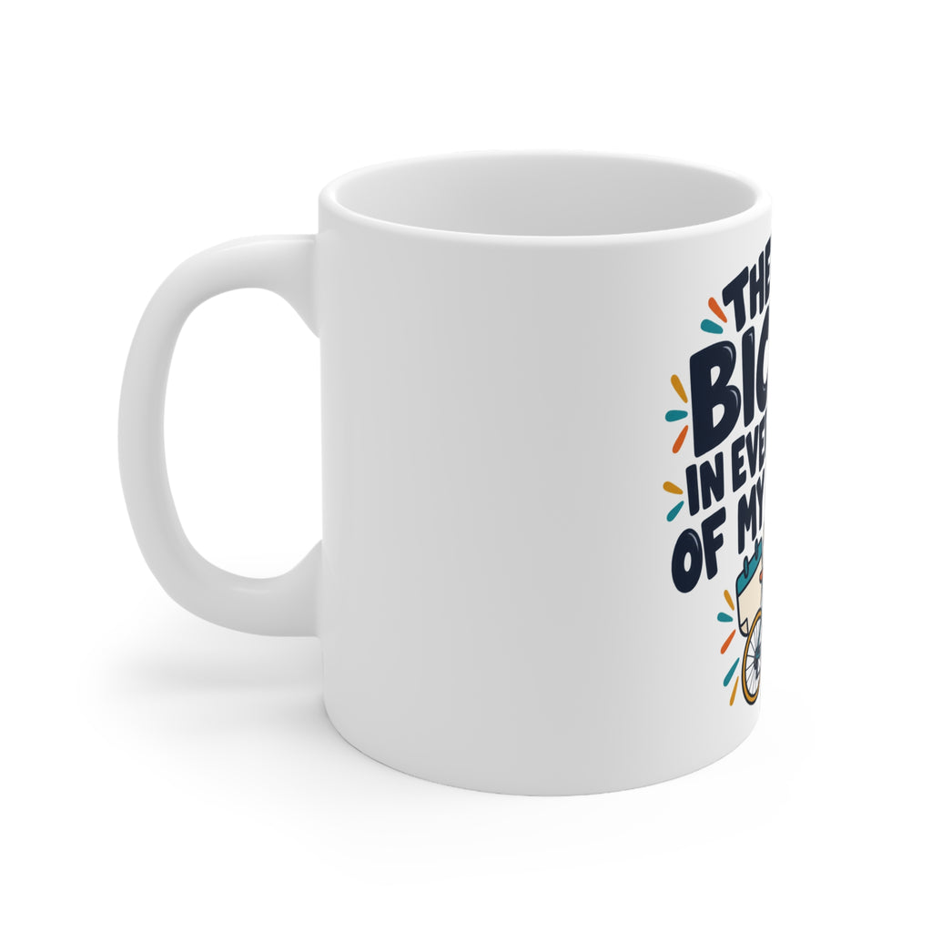 There Is a Bicycle in Every Version of My Weekend | Funny Cycling Mug | Banterpip