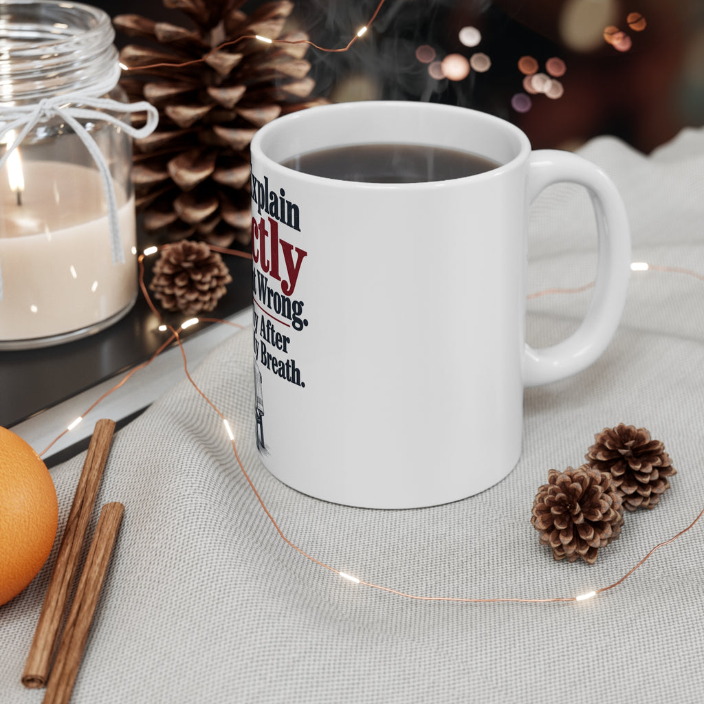 I Could Explain Exactly What Went Wrong. Preferably After Catching My Breath. | Funny Boxing Mug | Banterpip