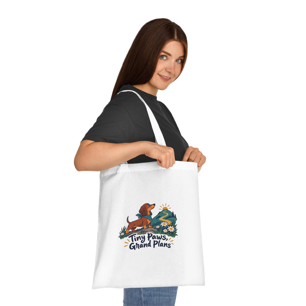 Tiny Paws, Grand Plans | Original Tote Bag Gift | Banterpip