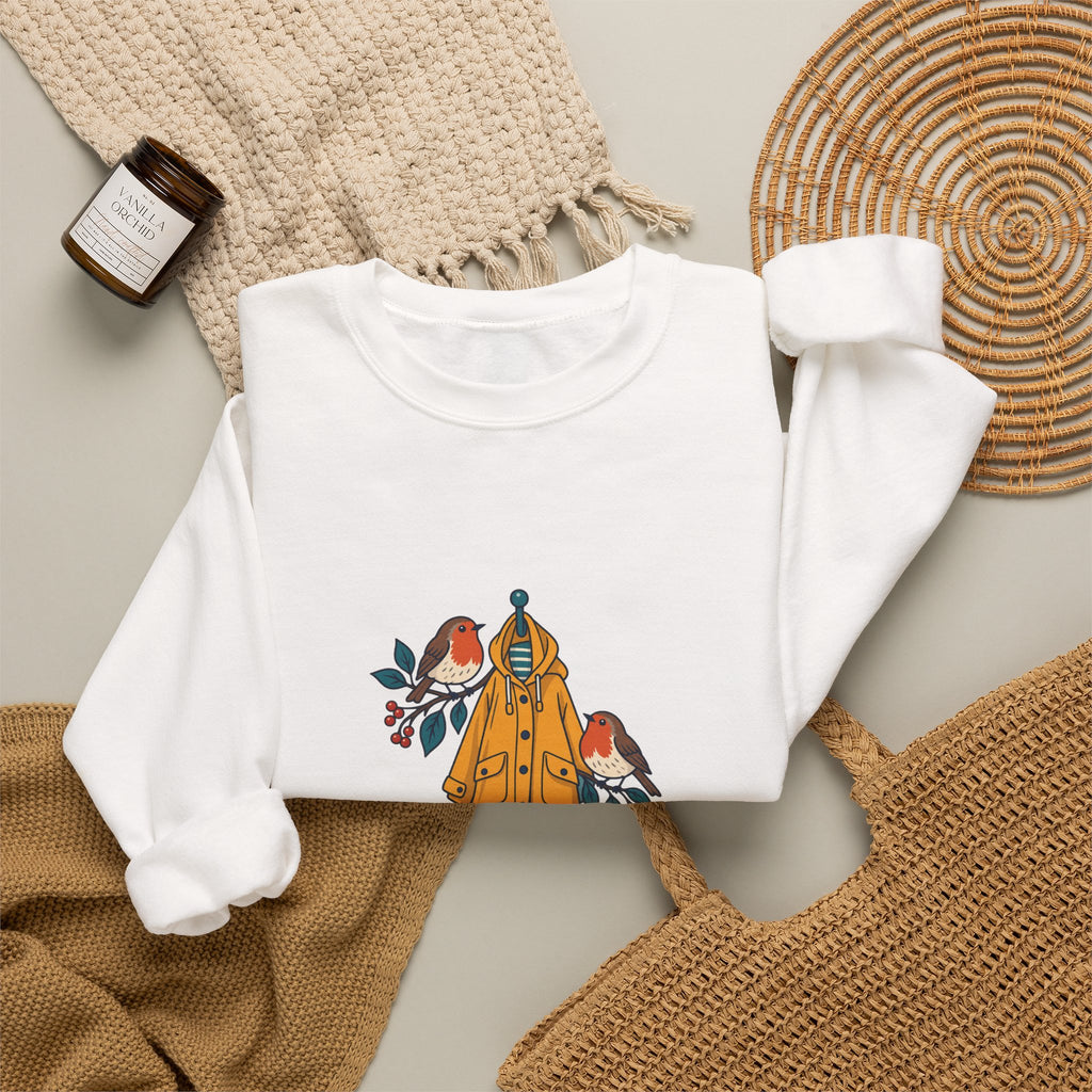 Raincoat and Robins | Original Sweatshirt Gift | Banterpip