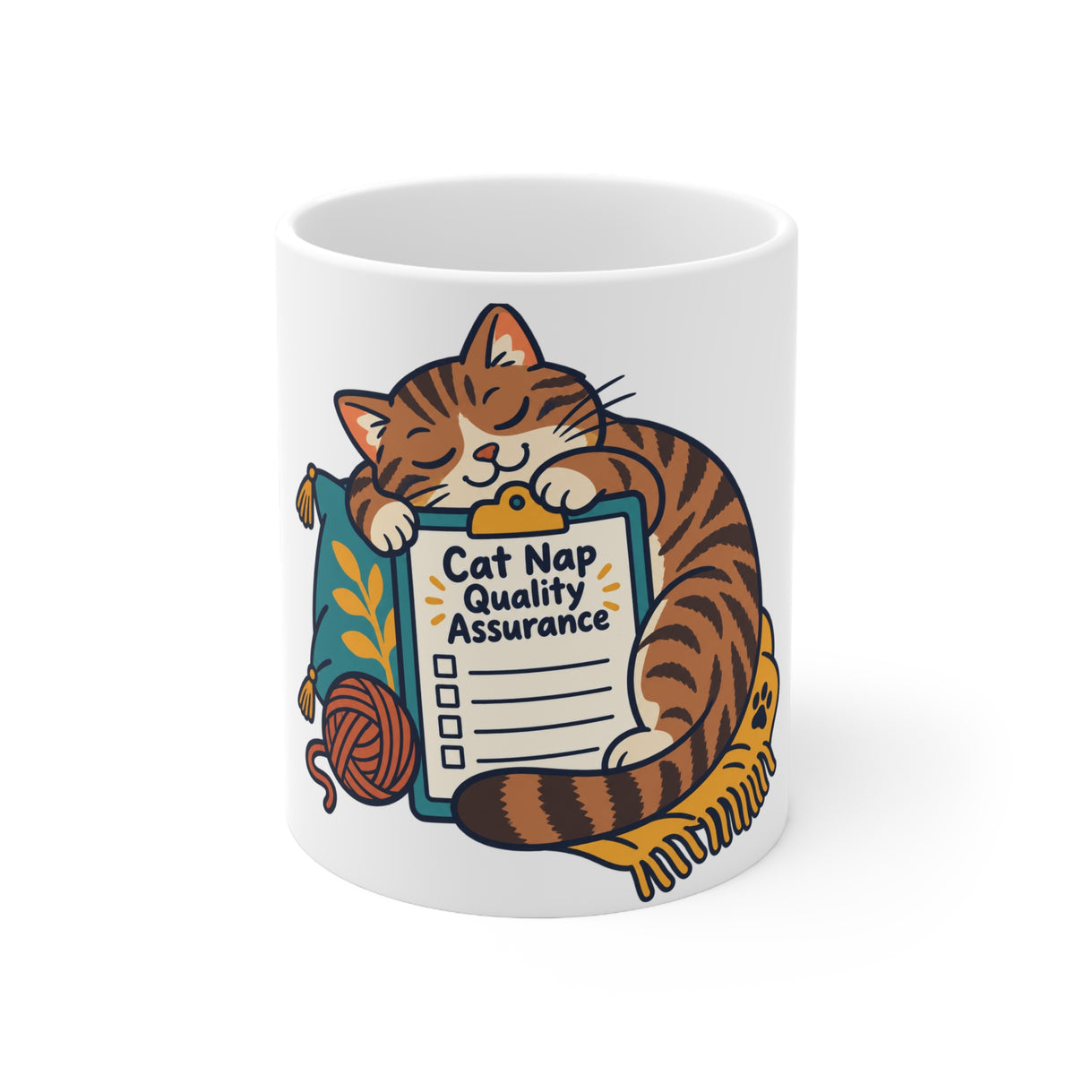 Cat Nap Quality Assurance | Original Mug Gift | Banterpip