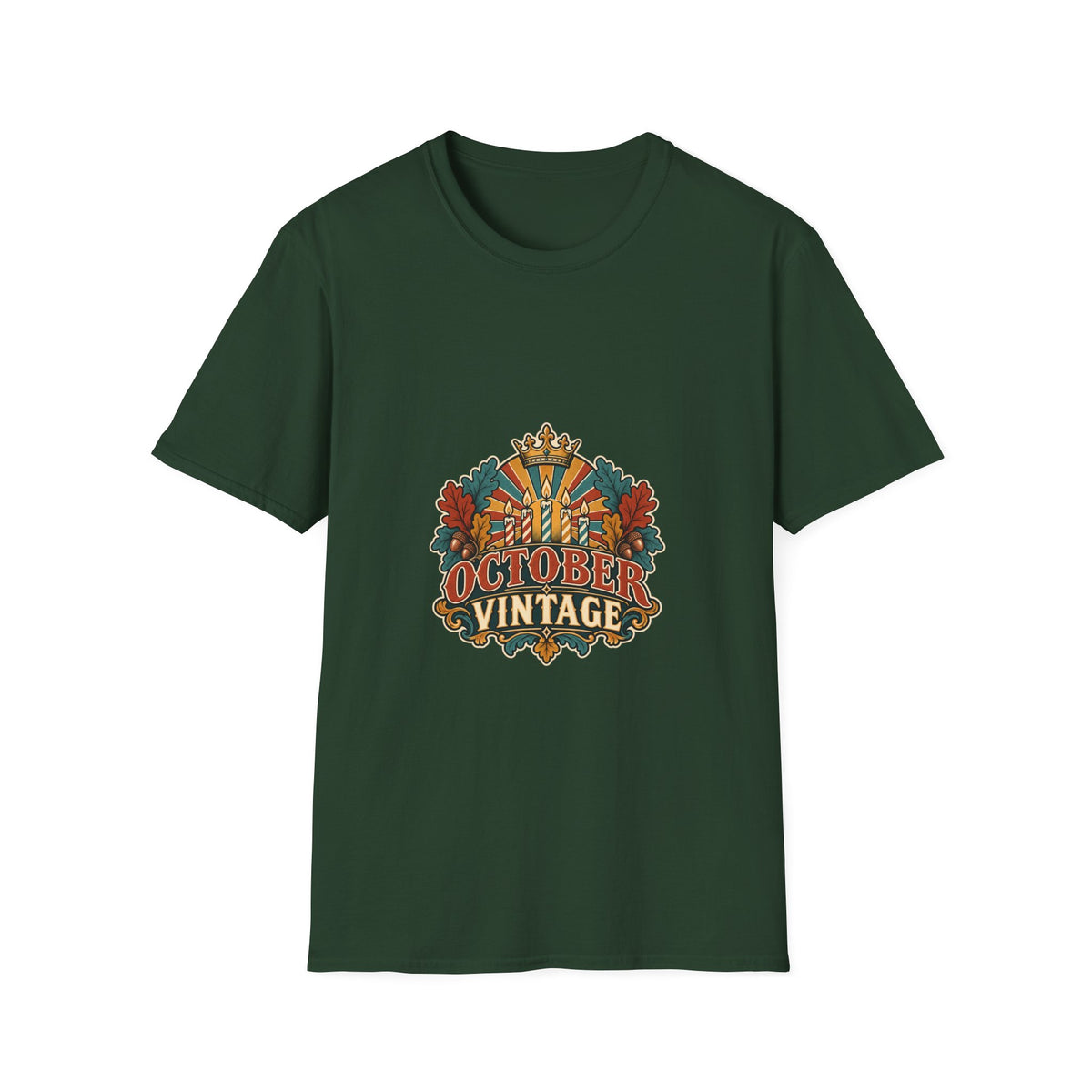 October Vintage | Autumn Birthday T-Shirt | Banterpip