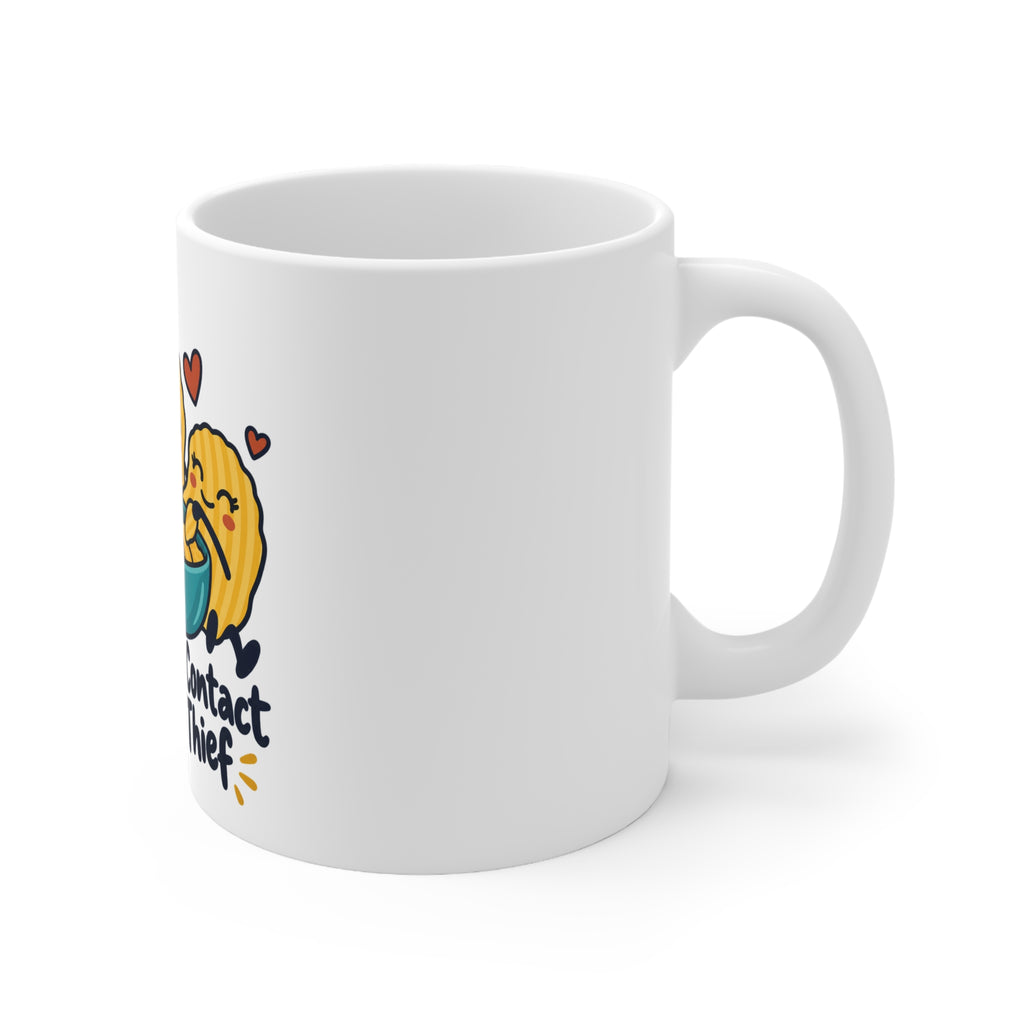 Emergency Contact and Chip Thief | Funny Partner Mug Gift | Banterpip