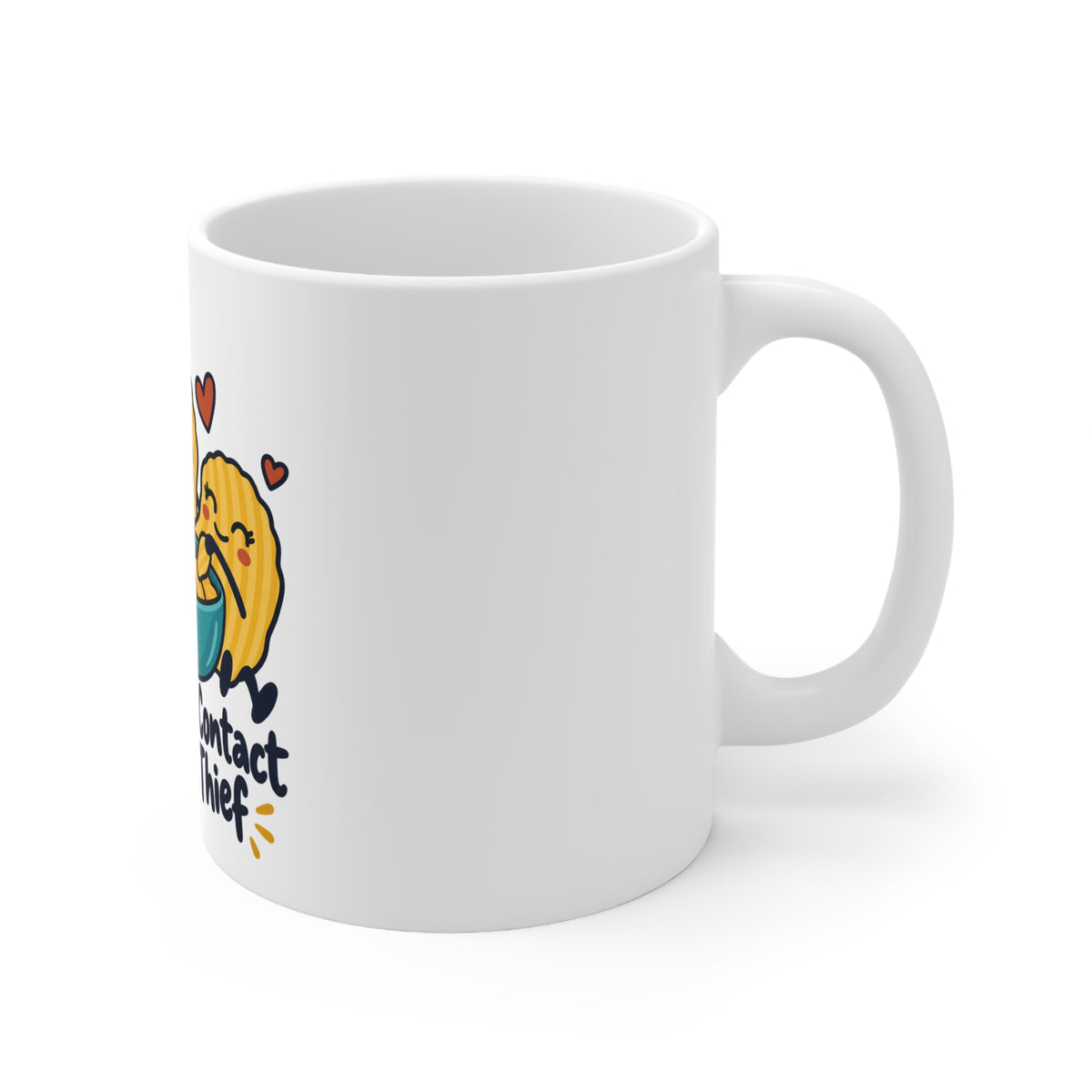 Emergency Contact and Chip Thief | Funny Partner Mug Gift | Banterpip