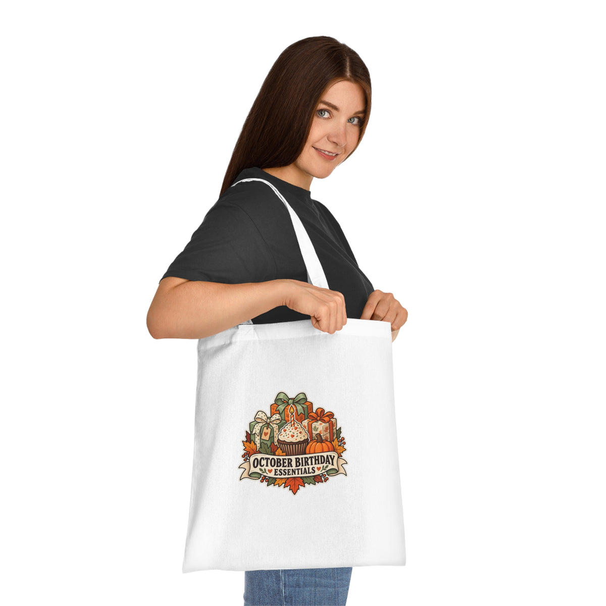 October Birthday Essentials | Autumn Gift Cotton Tote | Banterpip