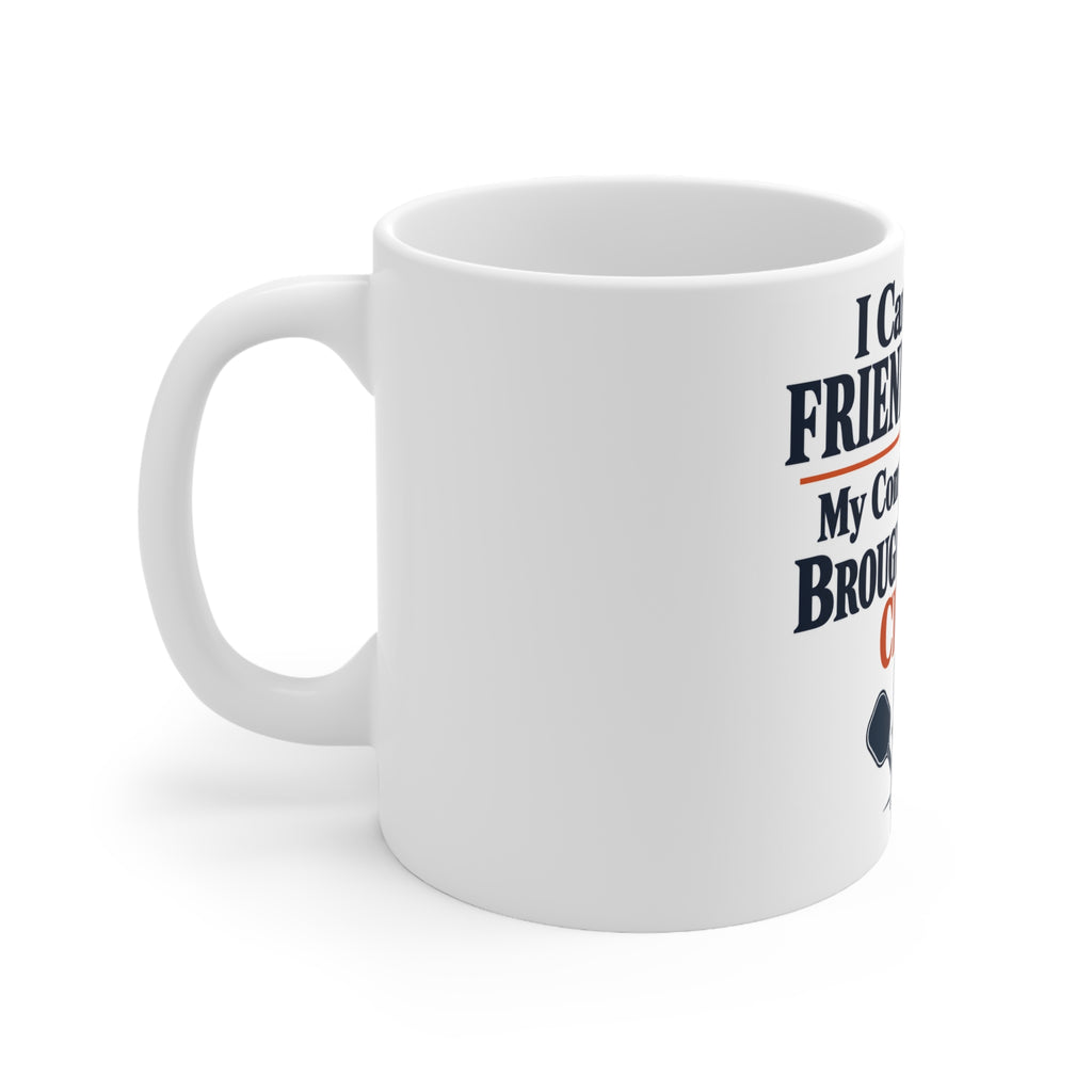 I Came for a Friendly Game. My Competitive Side Brought Its Own Chair. | Funny Pickleball Mug | Banterpip