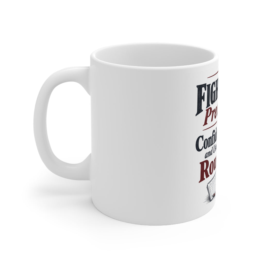 My Fight Night Predictions Are Confident, Detailed and Usually Revised by Round Two. | Funny Boxing Mug | Banterpip