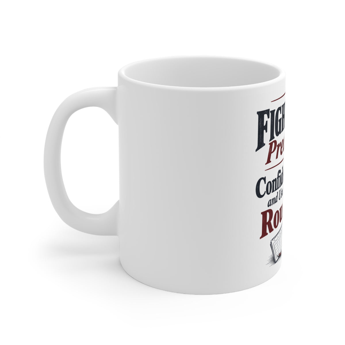 My Fight Night Predictions Are Confident, Detailed and Usually Revised by Round Two. | Funny Boxing Mug | Banterpip