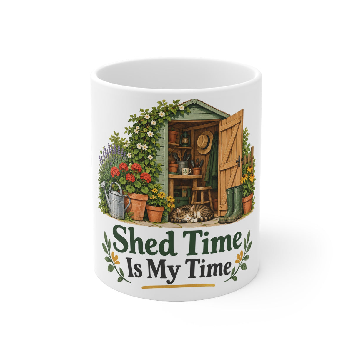 Shed Time Is My Time | Funny Gardening Mug | Banterpip