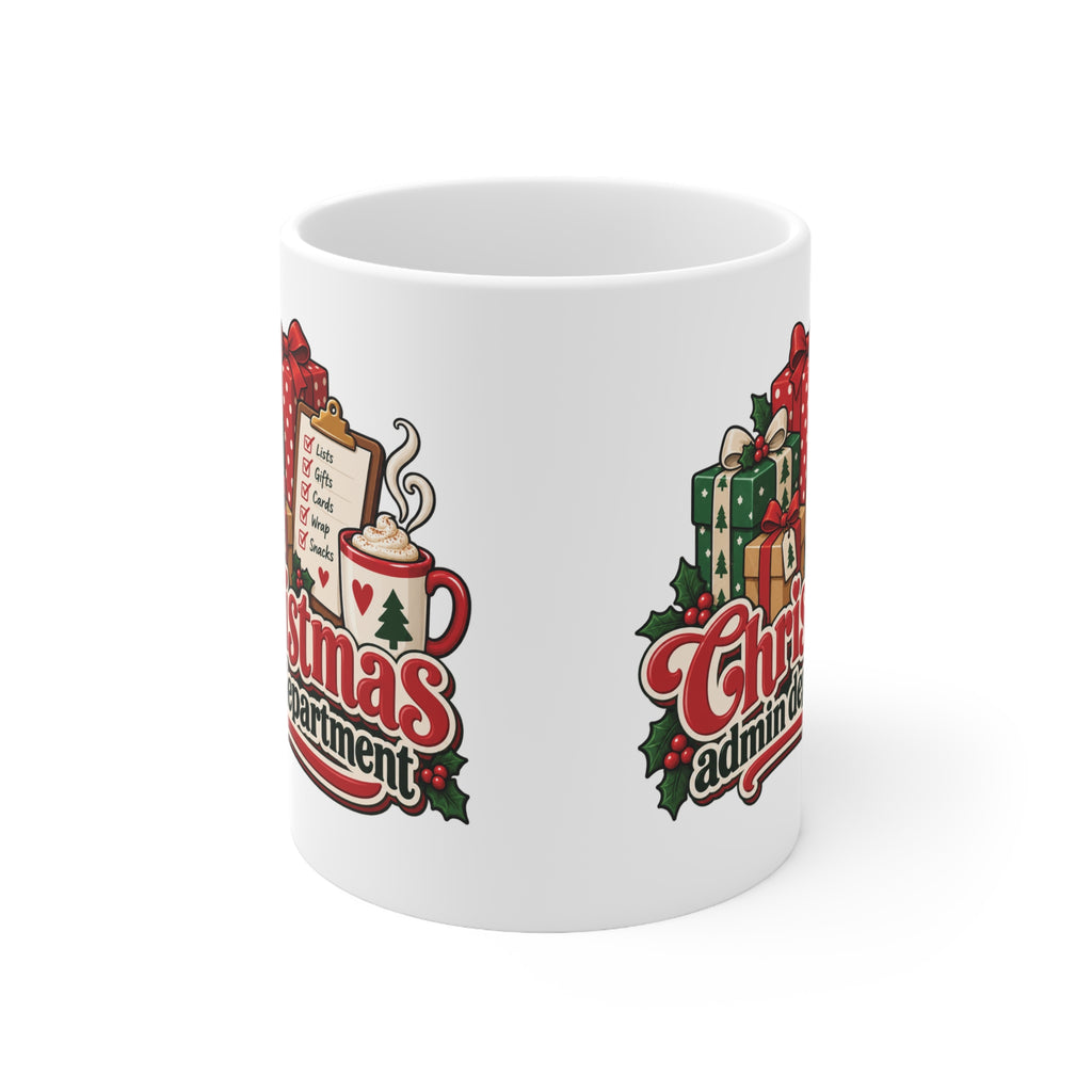 Christmas Admin Department Mug | Funny Festive Organiser Gift | Banterpip
