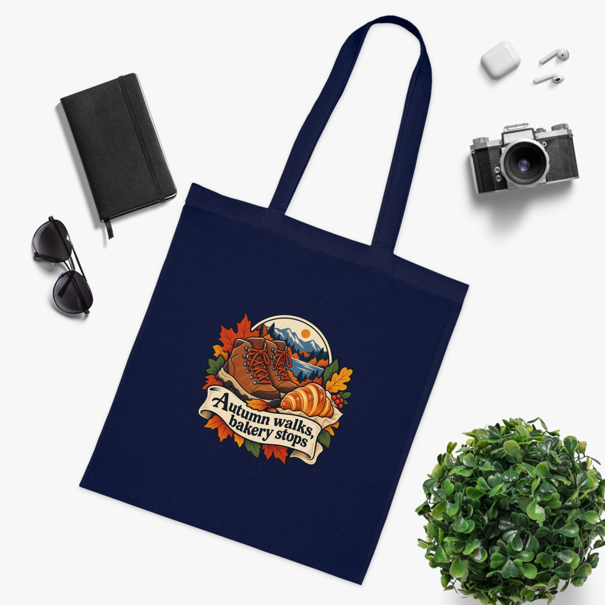 Autumn walks, bakery stops | Original Tote Gift | Banterpip