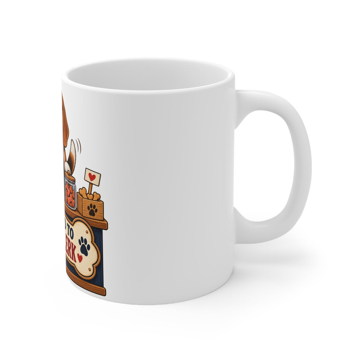 Promoted to Treat Clerk | Funny Dog Owner Mug | Banterpip