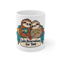Sofa Reservations for Two | Funny Partner Mug Gift | Banterpip