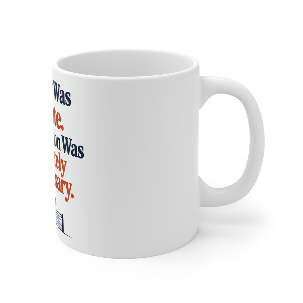 My Dink Was Delicate. My Celebration Was Completely Unnecessary. | Funny Pickleball Mug | Banterpip