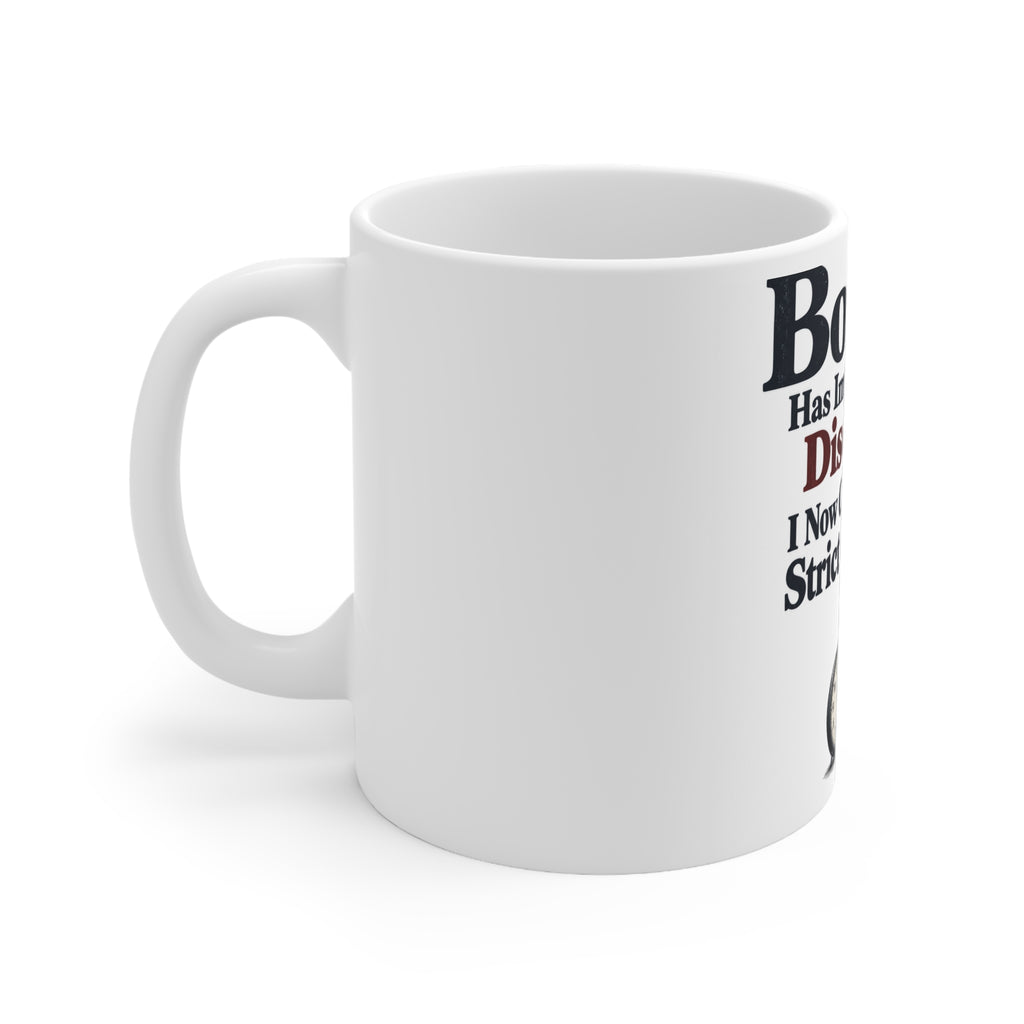 Boxing Has Improved My Discipline. I Now Complain on a Strict Schedule. | Funny Boxing Mug | Banterpip