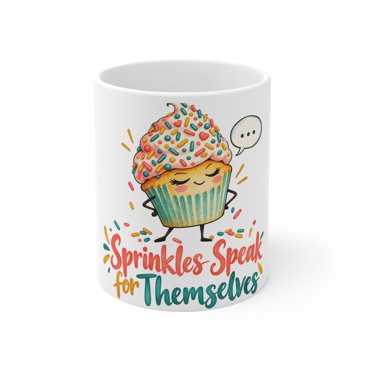 Sprinkles Speak for Themselves | Funny Birthday Mug Gift | Banterpip