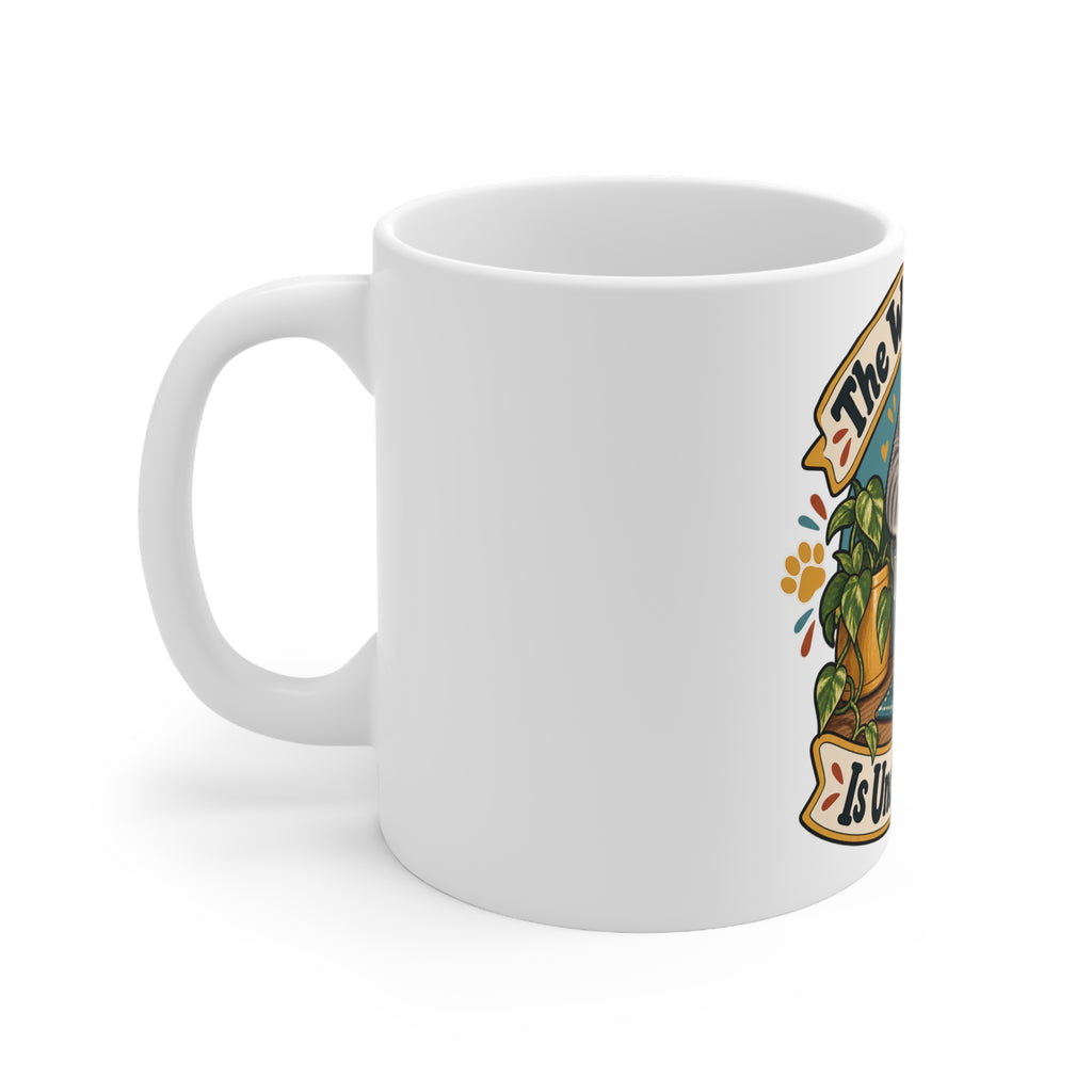 The Water Glass Is Under Review | Funny Cat Owner Mug | Banterpip