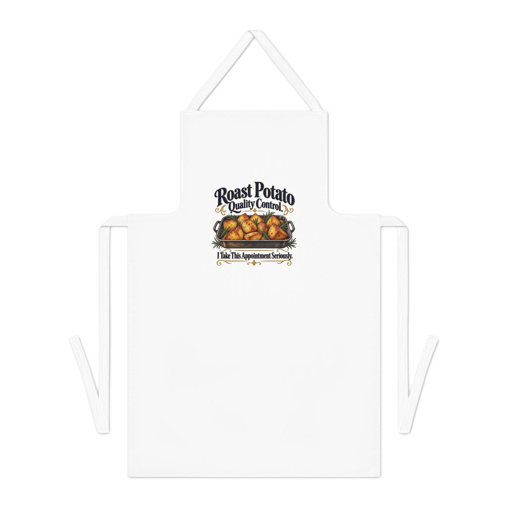 Funny Roast Potato Apron, Quality Control, Adult Cooking Gift