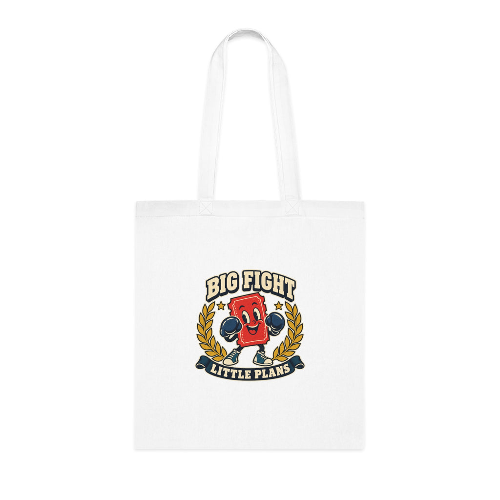 Big Fight Little Plans | Boxing Watch Party Tote Bag | Banterpip