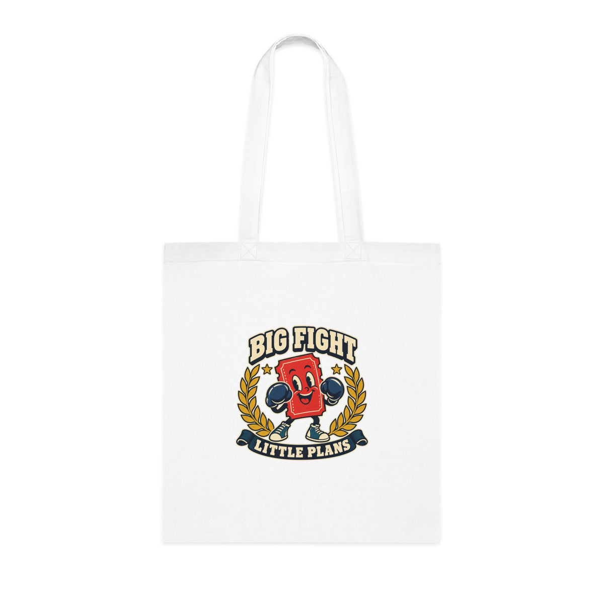 Big Fight Little Plans | Boxing Watch Party Tote Bag | Banterpip