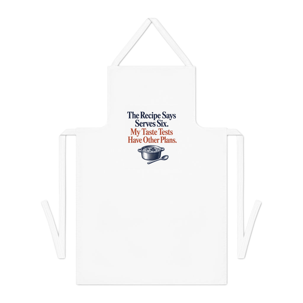 Funny Taste Test Apron, Recipe Serves Six, Adult Cooking Gift