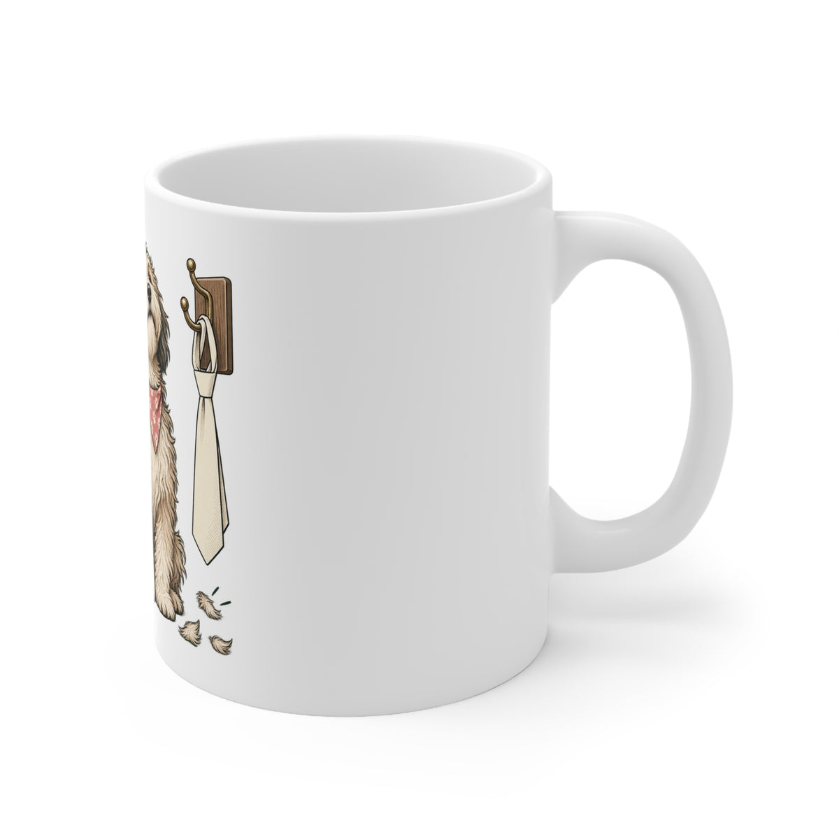 Fur Is Part of the Dress Code | Funny Dog Owner Mug | Banterpip