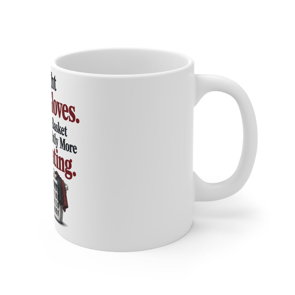 I Bought Boxing Gloves. My Laundry Basket Now Looks Slightly More Intimidating. | Funny Boxing Mug | Banterpip