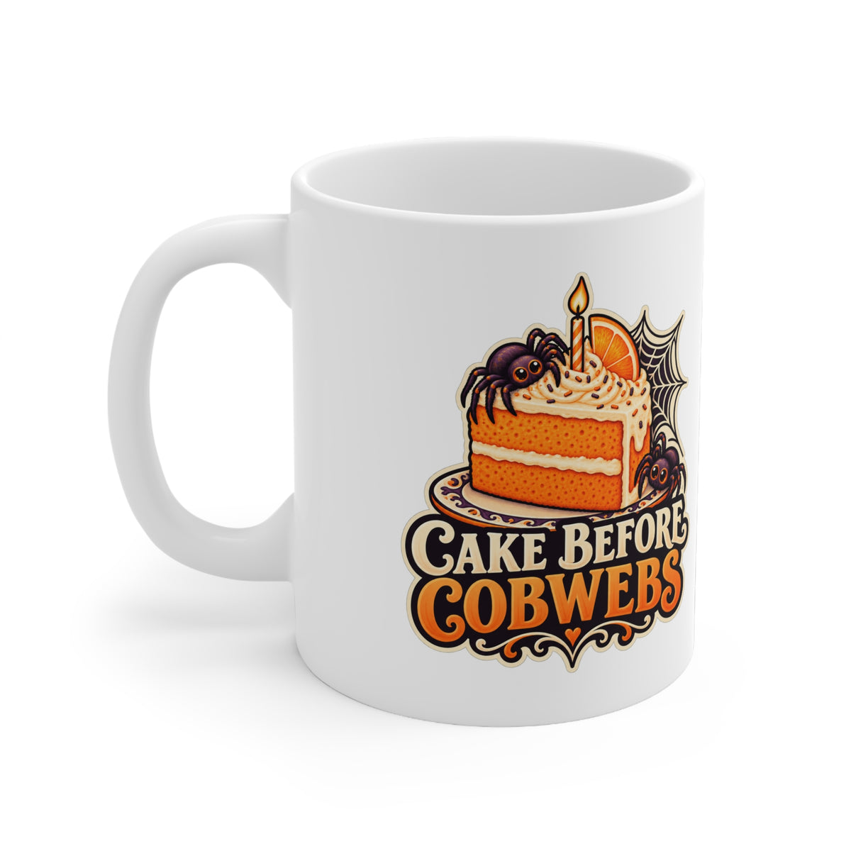 Cake Before Cobwebs | October Birthday Mug | Banterpip