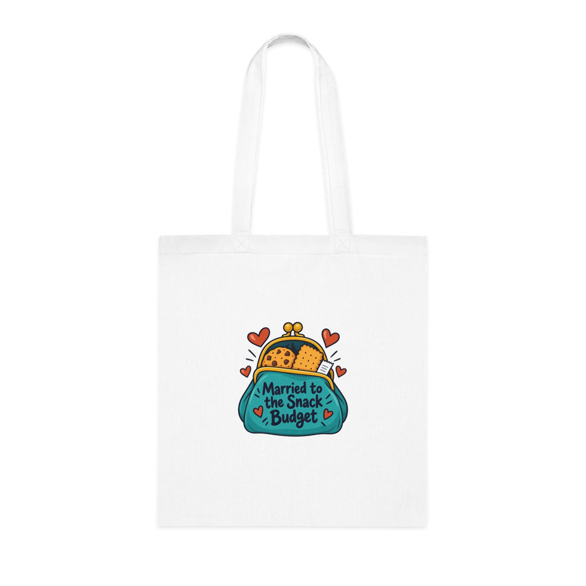 Married to the Snack Budget | Partner Humour Tote Bag Gift | Banterpip