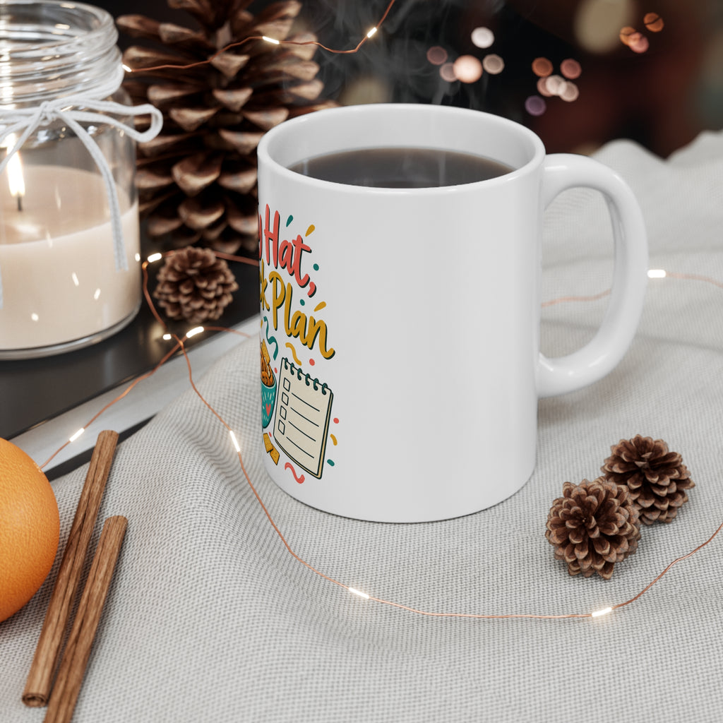 Party Hat, Snack Plan | Funny Birthday Mug Gift | Banterpip