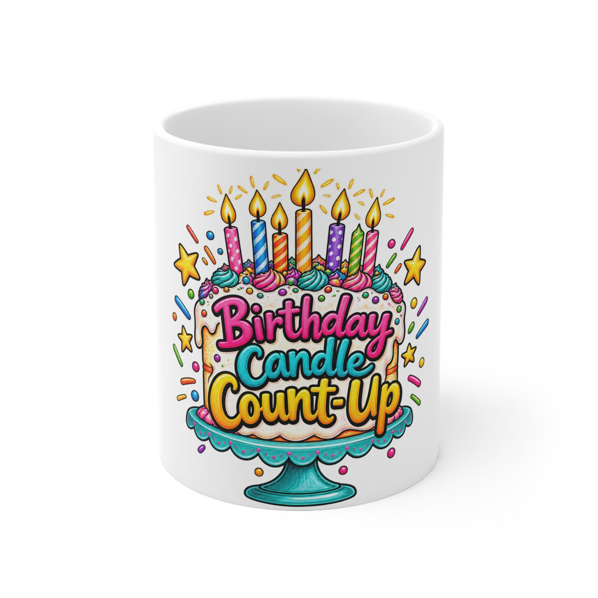 Birthday Candle Count-Up | Funny Birthday Mug Gift | Banterpip