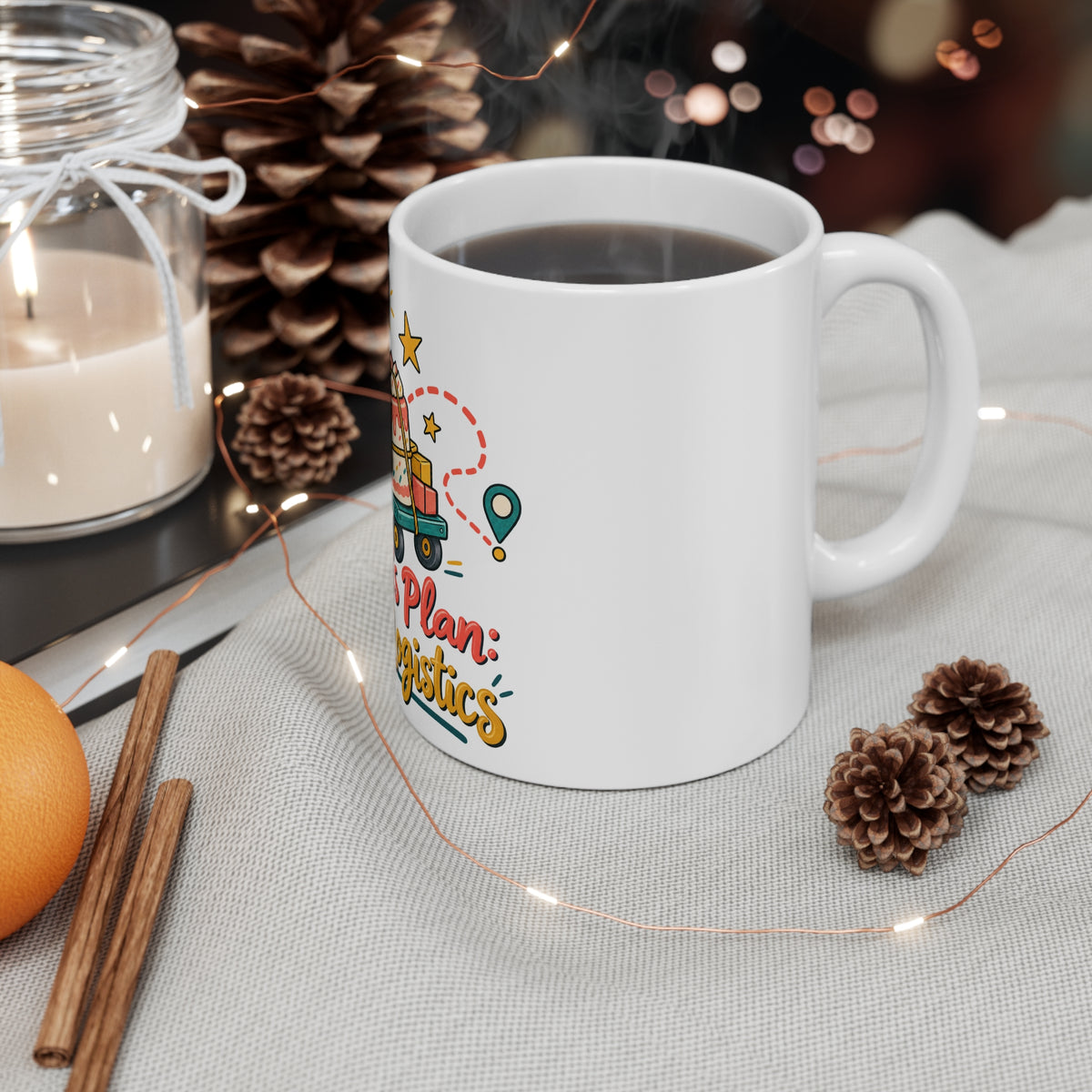 Cake Logistics Birthday Plan | Funny Birthday Mug Gift | Banterpip
