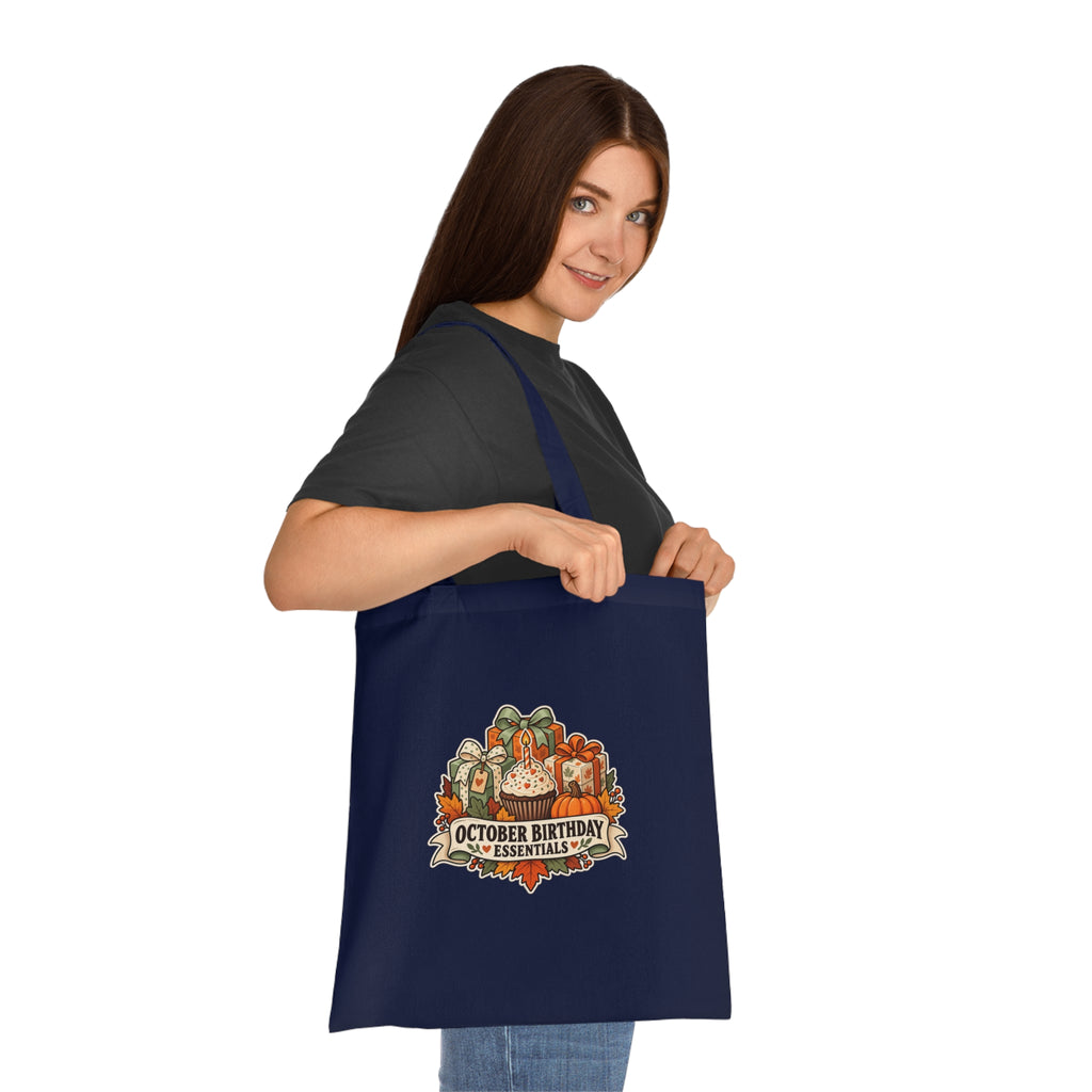 October Birthday Essentials | Autumn Gift Cotton Tote | Banterpip