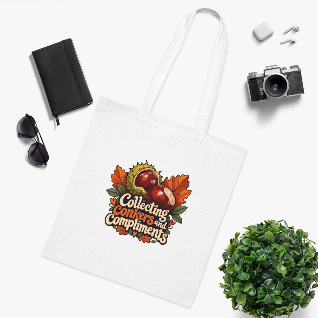 Collecting conkers and compliments | Original Tote Gift | Banterpip
