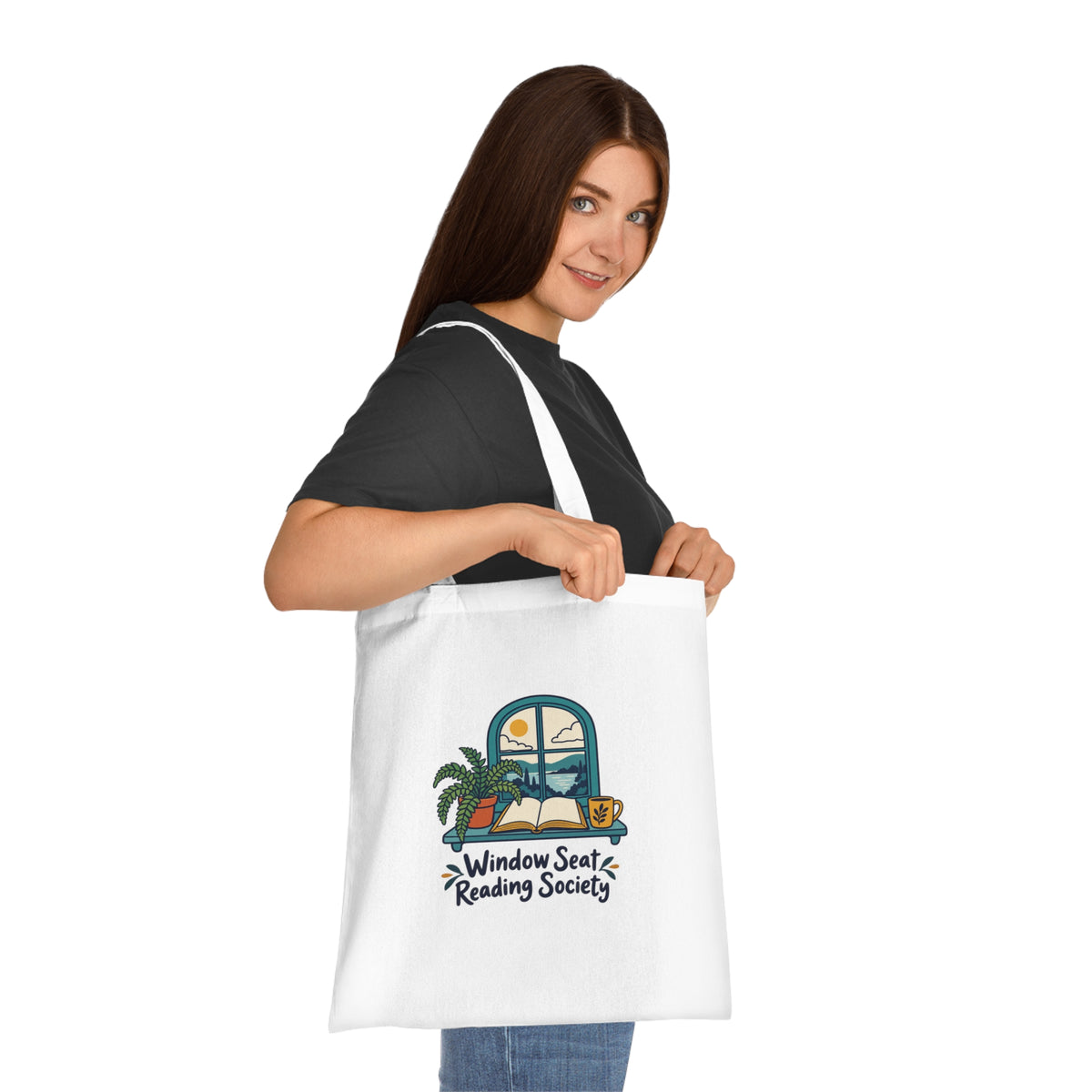Window Seat Reading Society | Original Tote Bag Gift | Banterpip