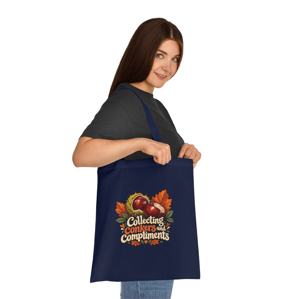 Collecting conkers and compliments | Original Tote Gift | Banterpip